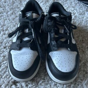 Nike Dunks Kids Black and White Sneakers
